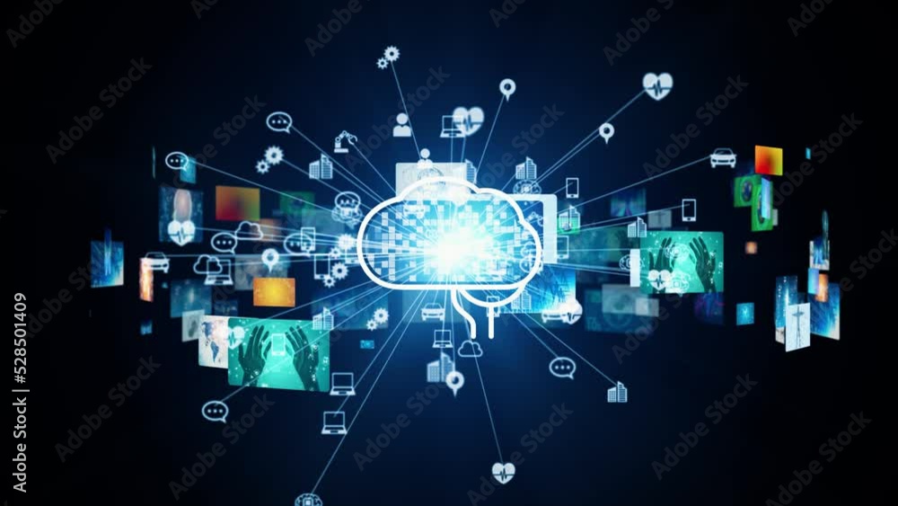 Aufkleber digital contents concept. nft. non-fungible token. image generation ai.