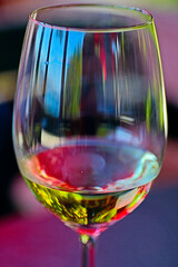 Glass of Albariño wine from Galicia, Spain