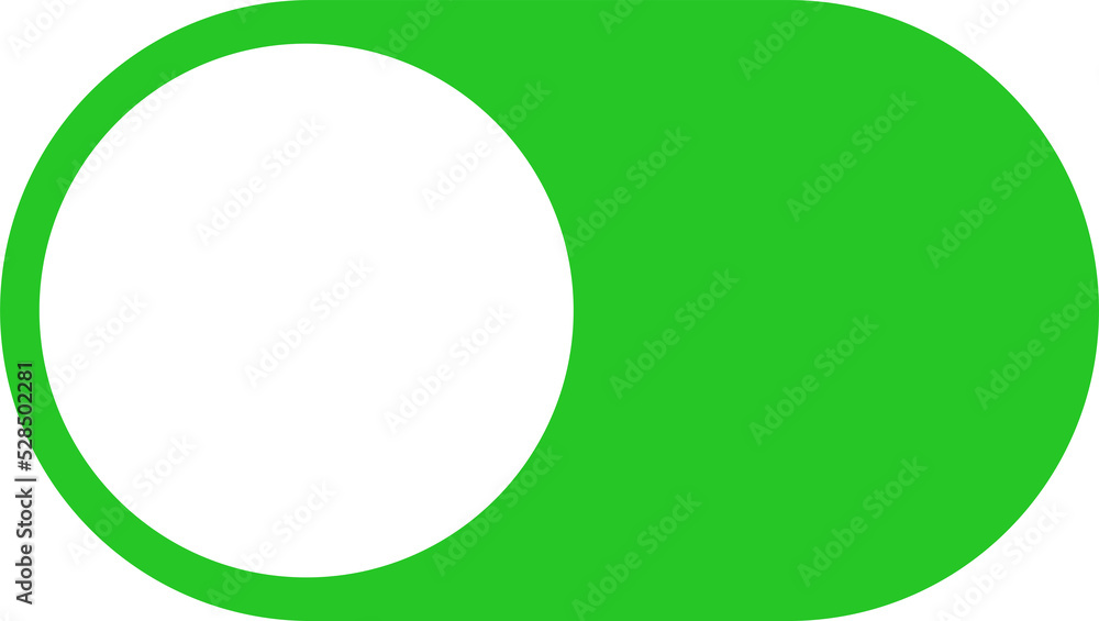 Poster switch button sign, toggle icon