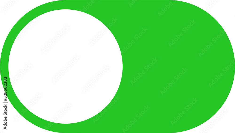 Poster switch button sign, toggle icon