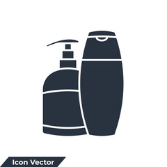 beauty care icon logo vector illustration. Skin Care symbol template for graphic and web design collection