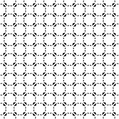 Black and white seamless pattern texture. Greyscale ornamental graphic design. Mosaic ornaments. Pattern template. Vector illustration. EPS10.