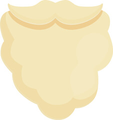 Santa beard icon cartoon vector. Holiday christmas. Deer hat