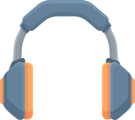 Esport headphones icon cartoon vector. Gamer sport. Pc online