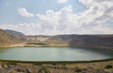 Fototapeta premium Visiting the Scenic Nar Lake in Cappadocia