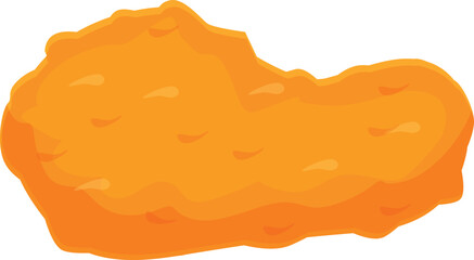 Restaurant nugget icon cartoon vector. Fast food. Hot meat