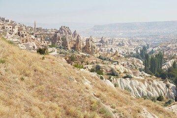 Naklejka premium Views of the town of Goreme in Cappadocia