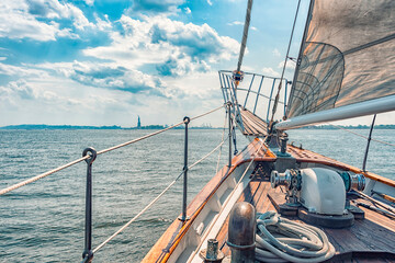 Sailboat in New York City
