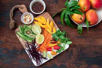 Cooking Ingredients Spicy Thai Mango Salad