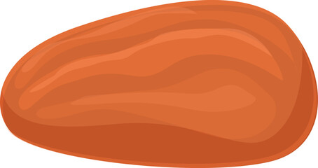 Food date fruit icon cartoon vector. Dry sweet. Healthy seed