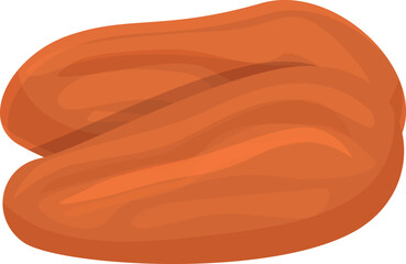 Arabian seed icon cartoon vector. Fruit palm. Food date