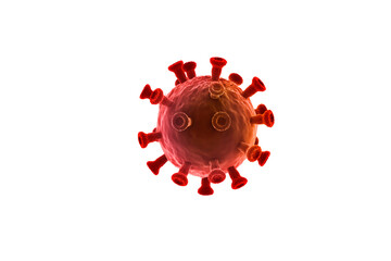 covid 19 coronavirus  omicron  isolated - obrazy, fototapety, plakaty