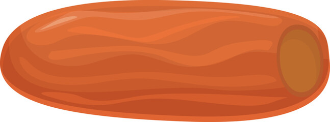 Fresh date fruit icon cartoon vector. Ramadan food. Arabic seed