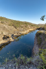Fototapeta premium lake in the city of Sao Tome das Letras, State of Minas Gerais, Brazil