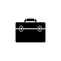 Briefcase icon isolated on white background