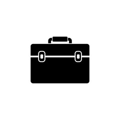Briefcase icon isolated on white background