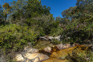 lake in the city of Sao Tome das Letras, State of Minas Gerais, Brazil