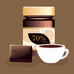 chocolate packaging mockup