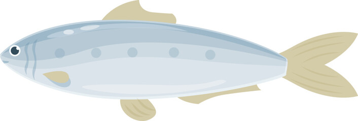 Herring icon cartoon vector. Fish sardine. Seafood ocean