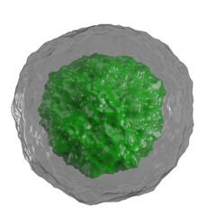 3D Rendering Of Virus