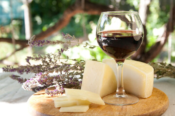 wine and cheese