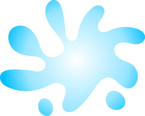 water splash, transparent water splashing shape, aqua drop