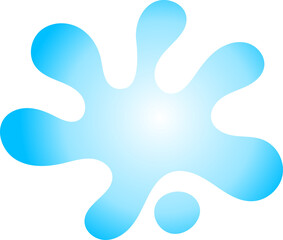 water splash, transparent water splashing shape, aqua drop