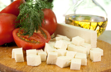 cheese and vegetables