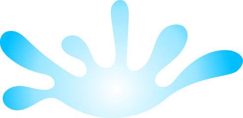 water splash, transparent water splashing shape, aqua drop