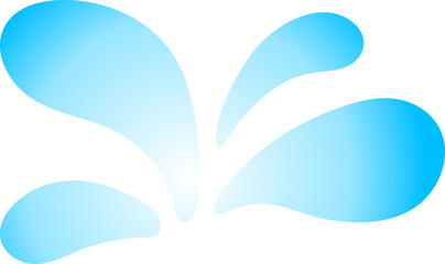 water splash, transparent water splashing shape, aqua drop