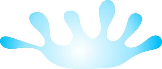 water splash, transparent water splashing shape, aqua drop