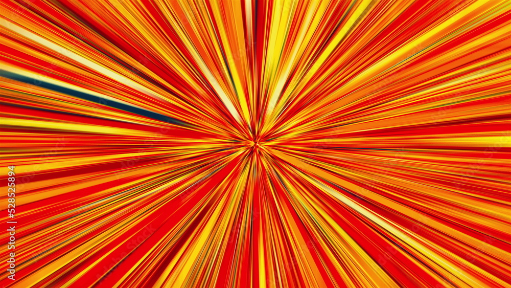 Poster zoom. computer generated 3d render