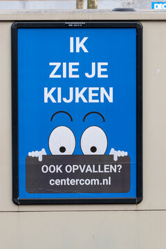 Billboard Advertising From The Centercom Company At Amsterdam The Netherlands 28-1-2022