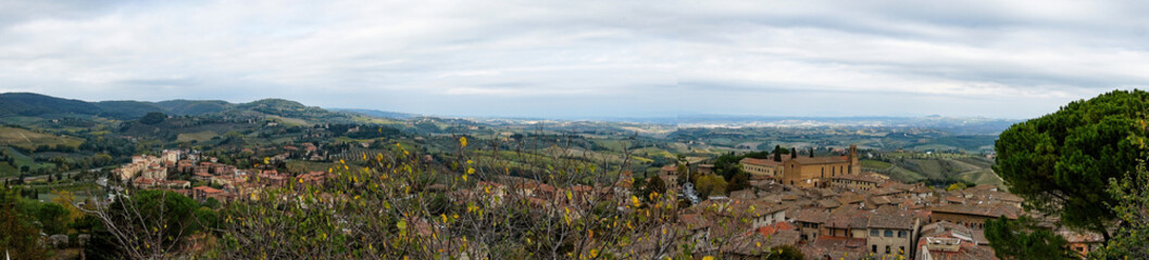 Panorama von San Gimignano