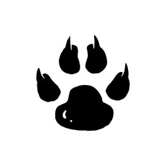 animal trail in old School Badge illustration for Logo Design Creator Kit and design element