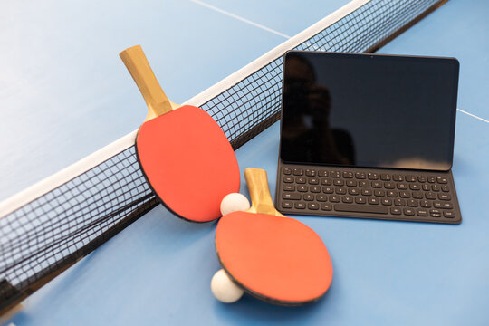 Table Tennis Ping-Pong Sport Activity Concept