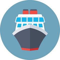 Ship Vector Icon