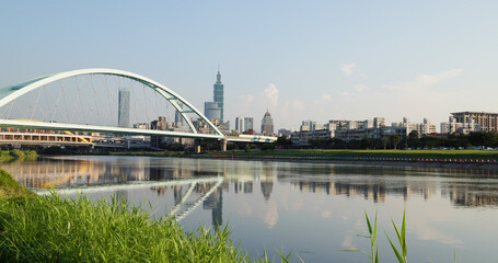 Taipei city skyline