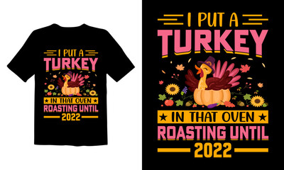 Obraz premium Thanksgiving T Shirt Design