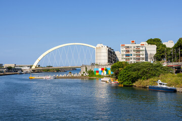 Obraz premium Keelung Zhengbin Fishing Harbor