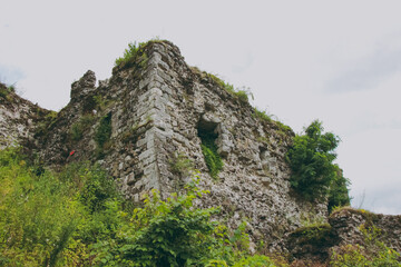Ruins of a building on the mountain