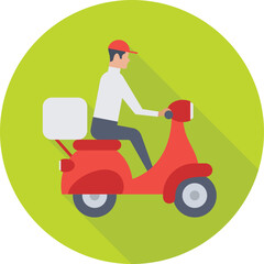 Delivery Boy Vector Icon