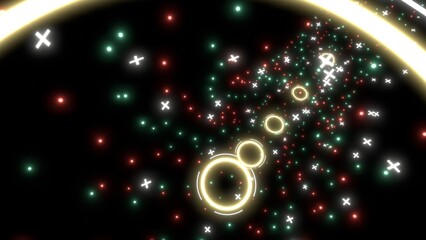 VJ トンネル 円 ポップ 宇宙 赤 緑 [別Verあり] © GINGER_Tsukahara