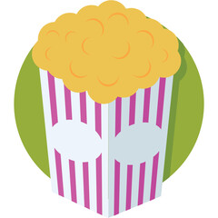 Popcorn Vector Icon 
