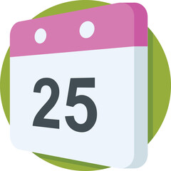 Calendar Vector Icon