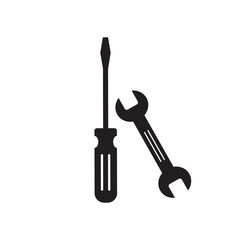 wrench and screwdriver icon