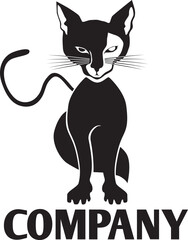 Cat Pet Animal Logo