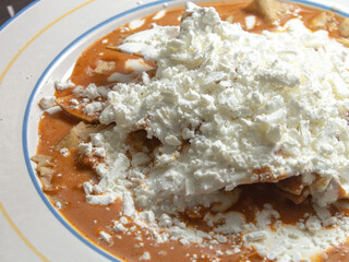mexican food chilaquiles