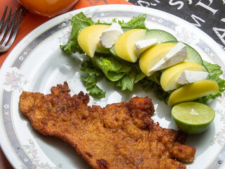 fish with vegetables