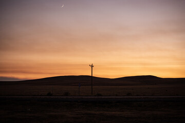 Obraz premium sunset in the desert